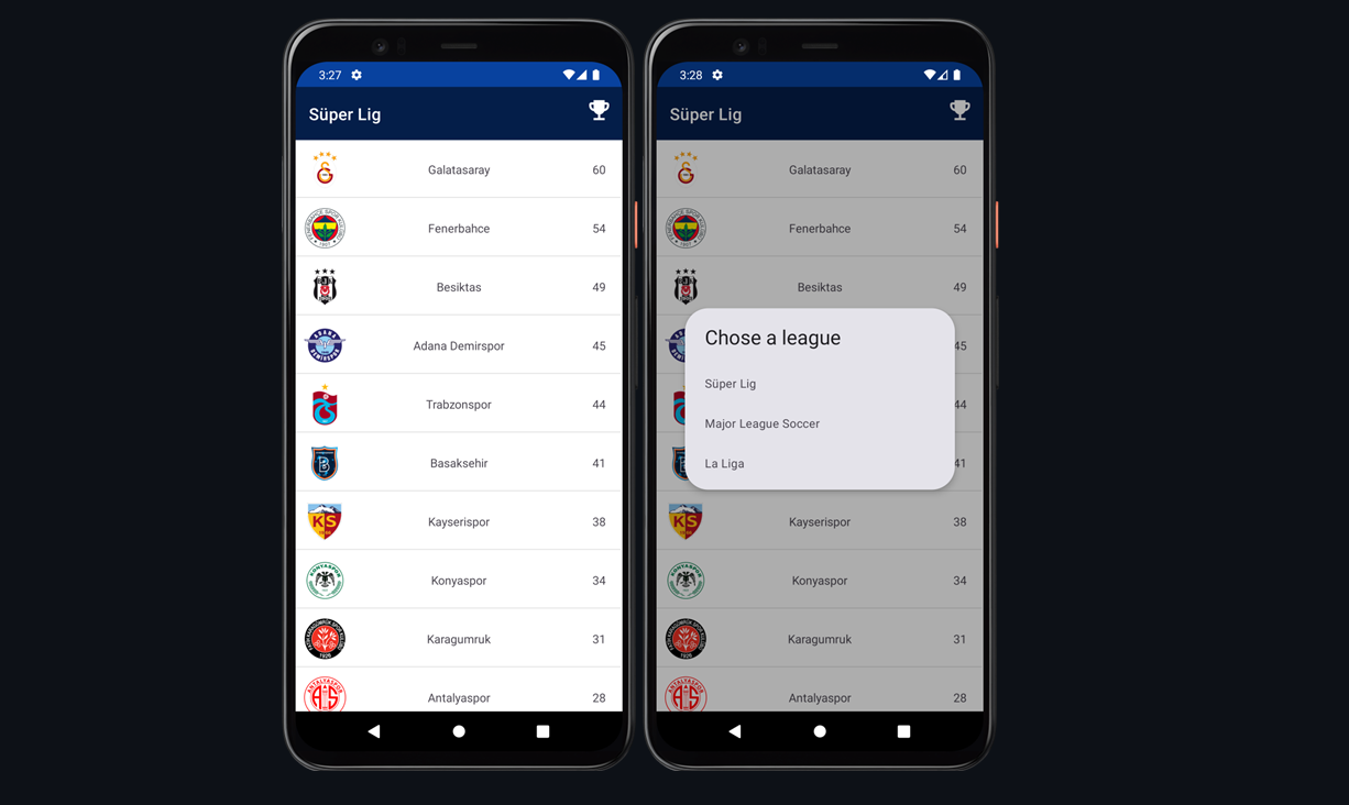 Football League Scoreboard App